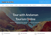 Tablet Screenshot of andamantourismonline.com